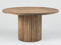 Table de jardin - Teck - 160 x 160 x 75 cm - Naturel - Style contemporain
