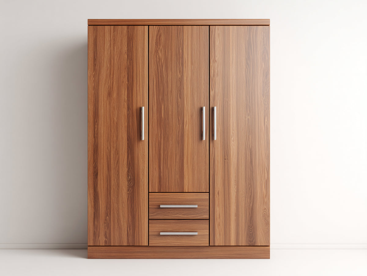 Armoire - Bois - 150 x 55 x 200 cm - Bois naturel - Style contemporain