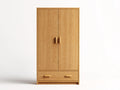Armoire - Bois - 90 x 50 x 180 cm - Bois naturel - Style scandinave