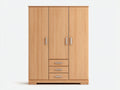 Armoire - Bois - 160 x 60 x 200 cm - Bois clair - Style contemporain