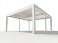 Tonnelle de jardin - Métal - 500 x 400 x 270 cm - Blanc - Style moderne