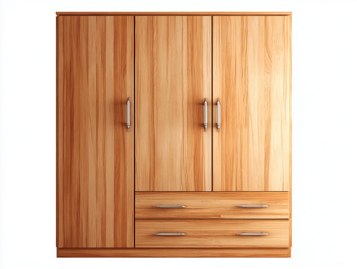 Armoire - Bois - 180 x 60 x 200 cm - Bois naturel - Style contemporain