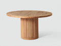 Table de jardin - Teck - 120 x 120 x 75 cm - Naturel - Style contemporain